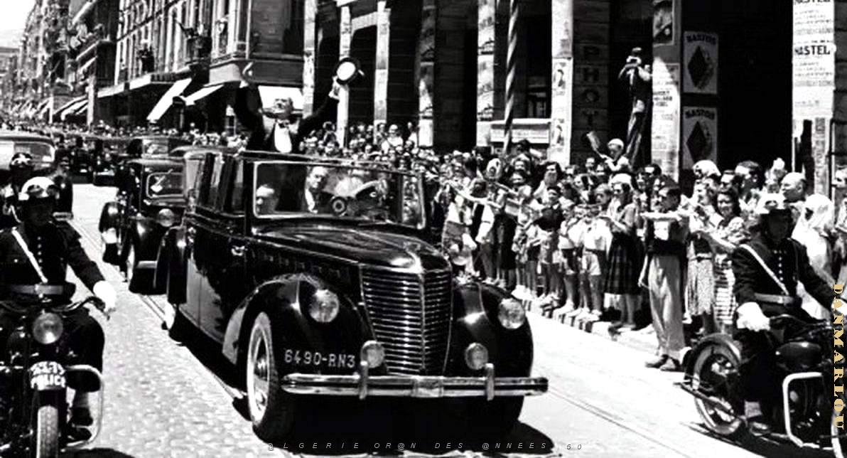 2322- Oran - Rue d'Arzew - Visite du President2 Auriol - 2 Juin 1949.jpg